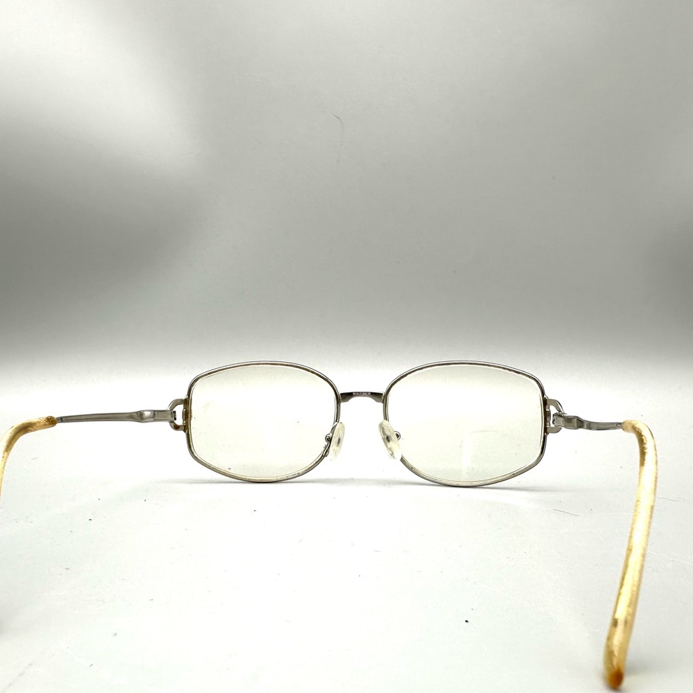 Gucci Vintage Eyeglasses 2279 Silver Gold Metal Frame Oversized 54-16-135 Italy - Picture 4 of 5